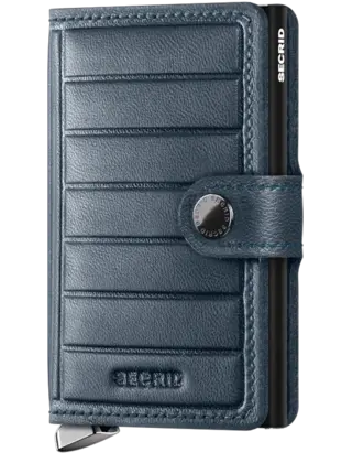 SECRID - Miniwallet - Emboss Lines - Teal