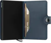 SECRID - Miniwallet - Emboss Lines - Teal