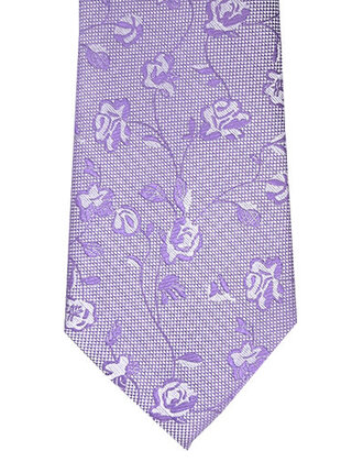 Knotz Poly/Silk Woven Tie - 3 1/8" - Lilac