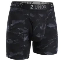 2UNDR SWING SHIFT Boxer Brief - Black Storm
