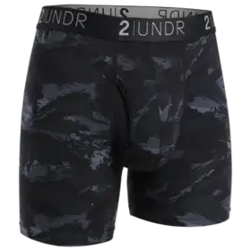 2UNDR SWING SHIFT Boxer Brief - Black Storm