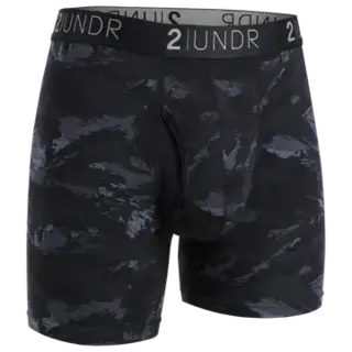 2UNDR SWING SHIFT Boxer Brief - Black Storm