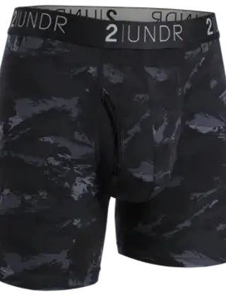 2UNDR SWING SHIFT Boxer Brief - Black Storm