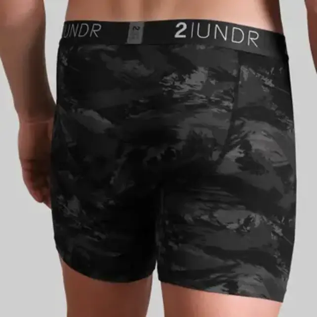 2UNDR SWING SHIFT Boxer Brief - Black Storm