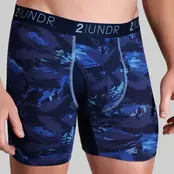 2UNDR SWING SHIFT Boxer Brief - Blue Storm