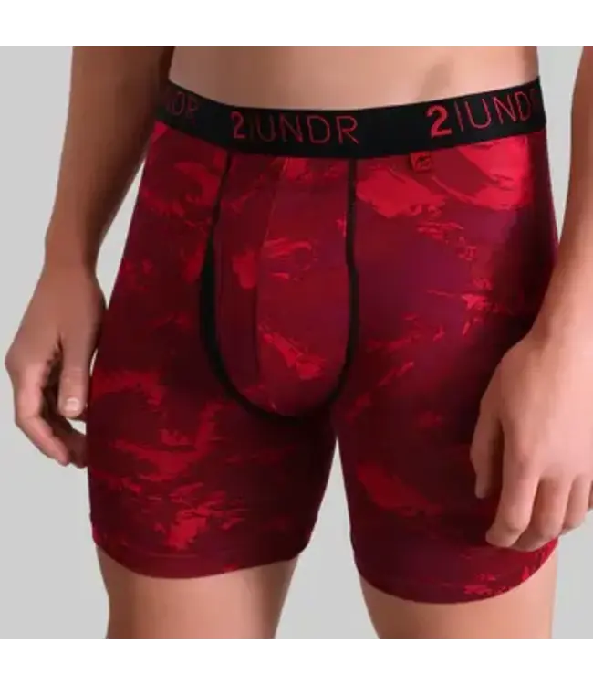 2UNDR 2UNDR SWING SHIFT Boxer Brief - Red Storm