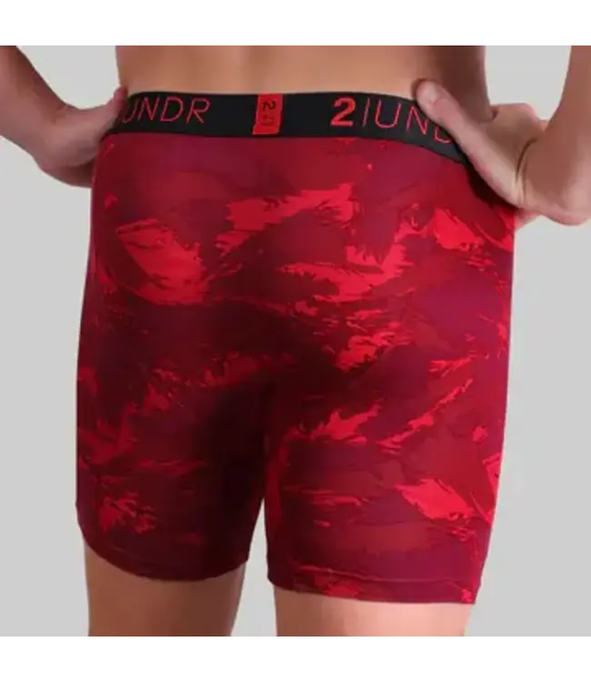2UNDR 2UNDR SWING SHIFT Boxer Brief - Red Storm