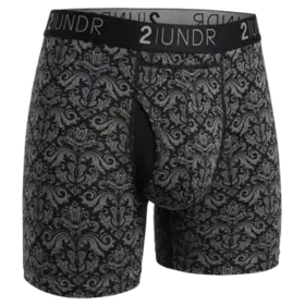 2UNDR SWING SHIFT Boxer Brief - Rococo Black