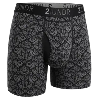 2UNDR SWING SHIFT Boxer Brief - Rococo Black