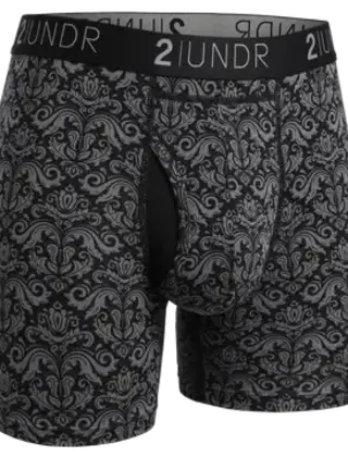 2UNDR SWING SHIFT Boxer Brief - Rococo Black