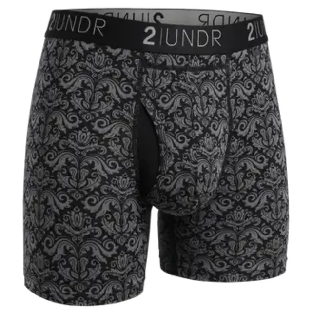 2UNDR SWING SHIFT Boxer Brief - Rococo Black