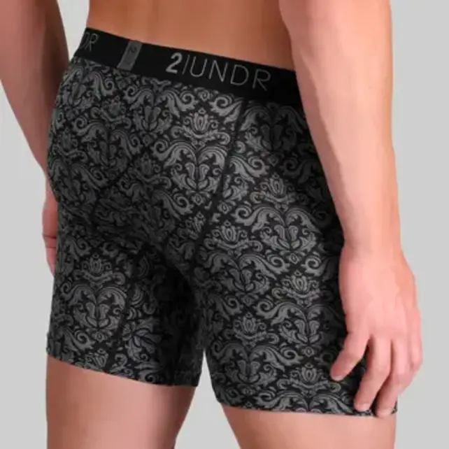 2UNDR SWING SHIFT Boxer Brief - Rococo Black