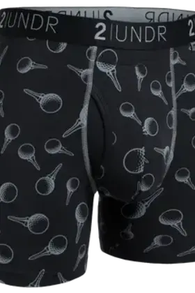 2UNDR SWING SHIFT Boxer Brief - Black Tees