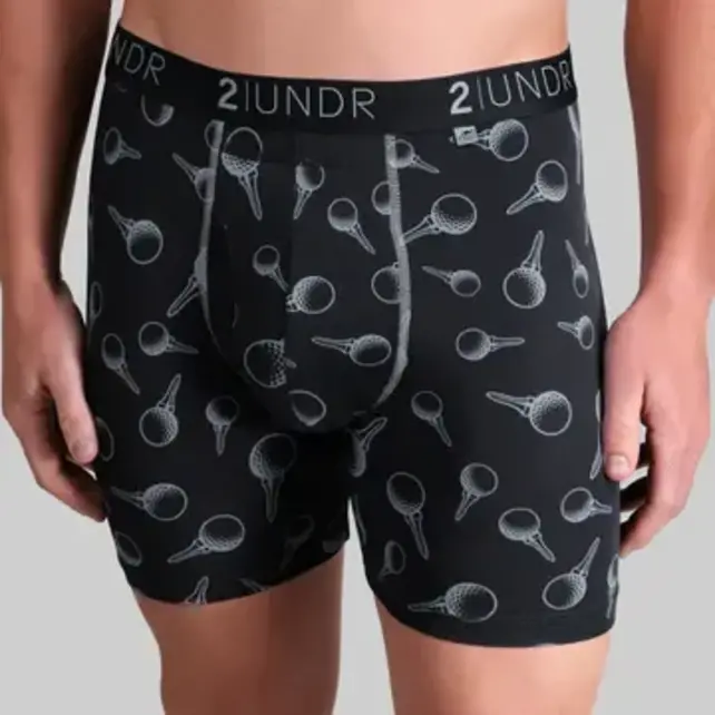 2UNDR SWING SHIFT Boxer Brief - Black Tees