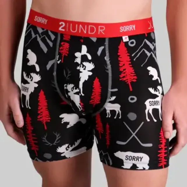 2UNDR SWING SHIFT Boxer Brief - Sorry Eh 2UNDR SWING SHIFT Boxer Brief - Sorry Eh