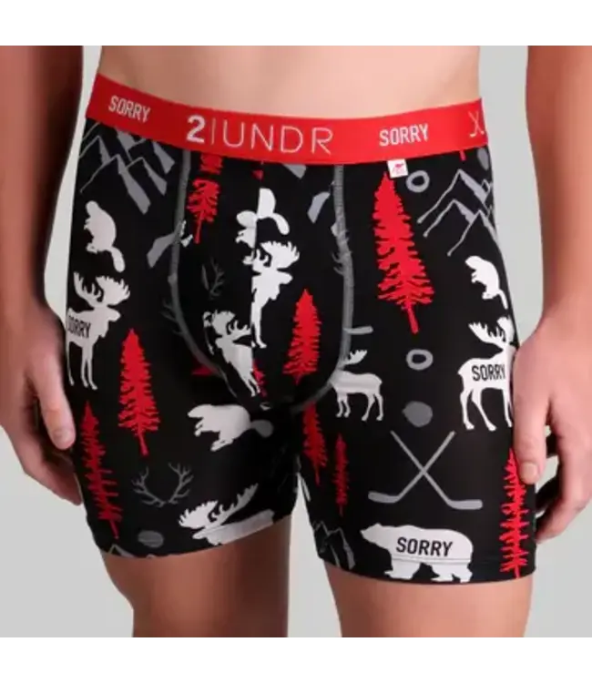 2UNDR 2UNDR SWING SHIFT Boxer Brief - Sorry Eh