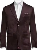 Soul Of London Notch Lapel Sport Coat - Wine