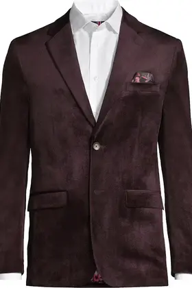 Soul Of London Notch Lapel Sport Coat - Wine