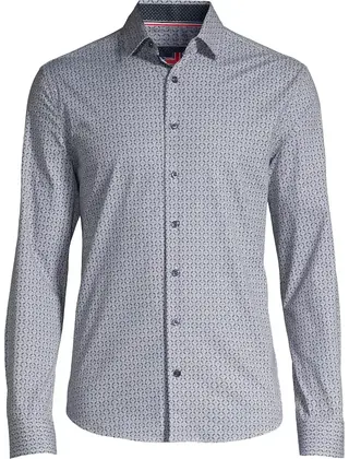 Soul Of London Cotton Stretch Dress Shirt - Multi
