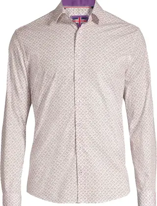 Soul Of London Cotton Stretch Dress Shirt - White