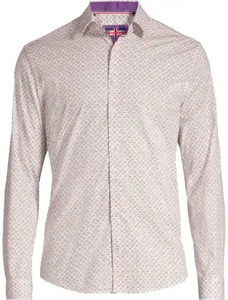 Soul Of London Cotton Stretch Dress Shirt - White