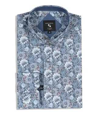 Soul Of London Modango Sport Shirt - Smoke Blue