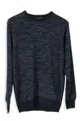 Modango Merino Wool Crewneck Sweater - Navy