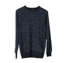 Modango Merino Wool Crewneck Sweater - Navy