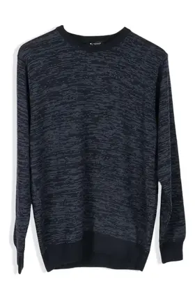 Modango Merino Wool Crewneck Sweater - Navy