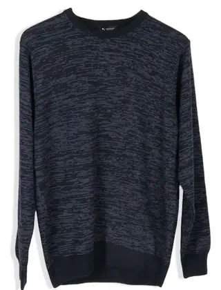 Modango Merino Wool Crewneck Sweater - Navy