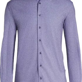 Horst Patterned Soft Dress Shirt - Grape