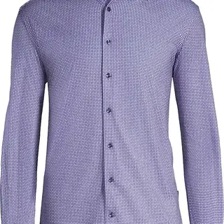Horst Patterned Soft Dress Shirt - Grape