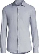 Horst Patterned Soft Dress Shirt - Grey