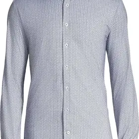 Horst Patterned Soft Dress Shirt - Grey