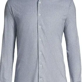 Horst Patterned Soft Dress Shirt - Brown