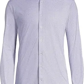 Horst Patterned Soft Dress Shirt - Burgundy