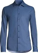 Horst Patterned Soft Dress Shirt - Navy Horst Patterned Soft Dress Shirt - Navy