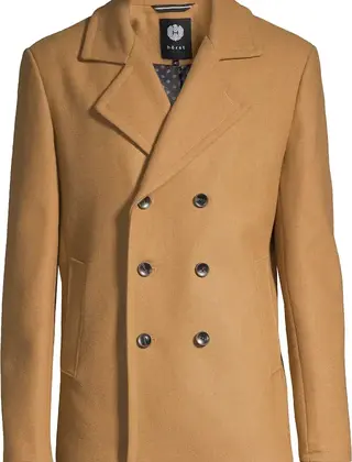 Horst Wool Blend Peacoat - Camel
