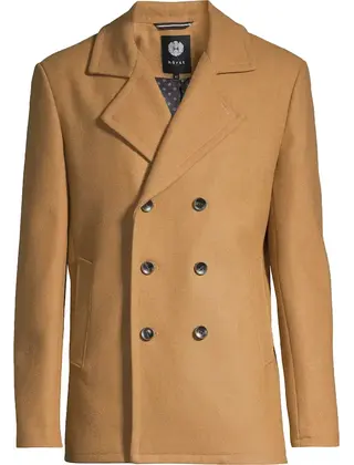 Horst Wool Blend Peacoat - Camel