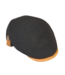 Magill Prime Duckbill Paperboy Hat W/Leather Trim - Black