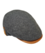 Magill Prime Duckbill Paperboy Hat W/Leather Trim - Grey