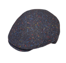 Magill Broadway Ivy Paperboy Hat - Midnight Blue Tweed