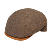 Magill Prime Duckbill Paperboy Hat W/Leather Trim - Tan Magill Prime Duckbill Paperboy Hat W/Leather Trim - Tan
