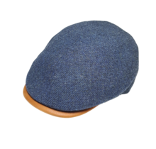 Magill Prime Duckbill Paperboy Hat W/Leather Trim  - Navy
