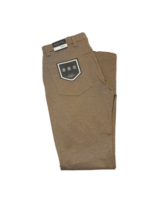 Bertini Knit Five Pocket Pants - Beige