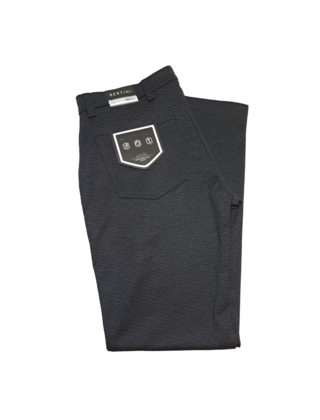 Bertini Criss Cross Weave Five Pocket Pants - Navy Mix