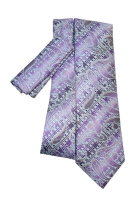Barcelona Tie & Pocket Square - 2898