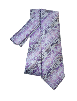Barcelona Tie & Pocket Square - 2898