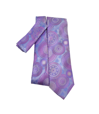 Barcelona Tie & Pocket Square - 2874