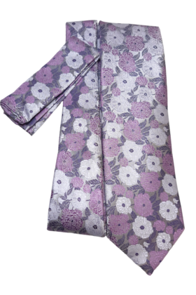 Barcelona Tie & Pocket Square - 2865